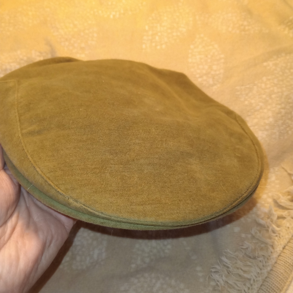 Stylish Olive Men's Flat Cap - Picture 11 of 11
